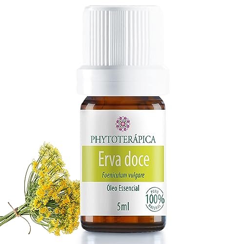 PHYTOTERAPICA- Óleo Essencial de Erva-Doce, Funcho -Para Difusor, Massagem e Aromaterapia -Fortalece