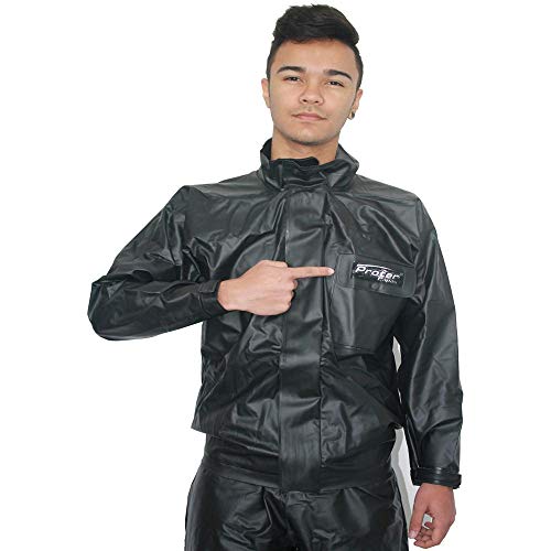 Capa de Chuva Motoqueiro Masculina Protercapas Tamanho P