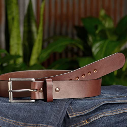 BullhideBelts.com The Eastwood Mens Leather Belt for Casual, Dress, 1.75" Wide2