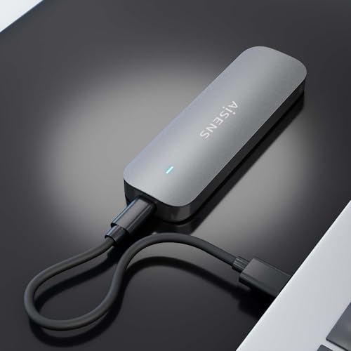 Carcasa externa AISENS M.2 ASM2-006GRY SATA USB 3.1 gris miniatura 6