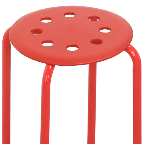 Yaheetech 17.3'' 5Pcs Indoor Outdoor Industrial Stackable Stools Bar Chairs Colorful Chairs #TOP5
