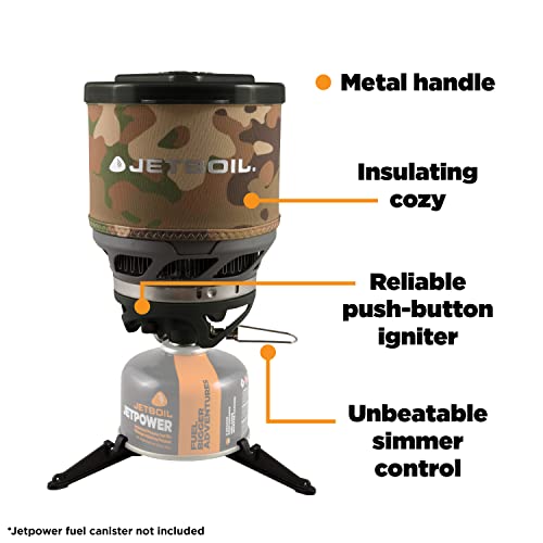 Jetboil Minimo Camping And Backpacking Stove Cooking System With Adjustable Heat Control (Camo) #TOP4