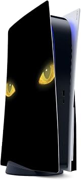 MightySkins Gaming Skin for PS5 / PlayStation 5 - Cat Eyes | Protective Viny wrap | Easy to Apply and Change Style | Made in The USA