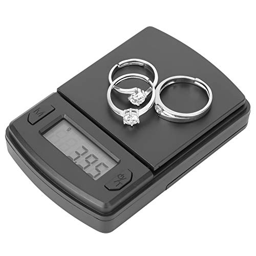 Alvinlite Mini Pocket Jewelry Scale Digital Gram Scale Pocket Electronic Scale Suitable for Kitchen Jewelry,Coffee and Small Items 500g x 0.01g (Battery Not Include)