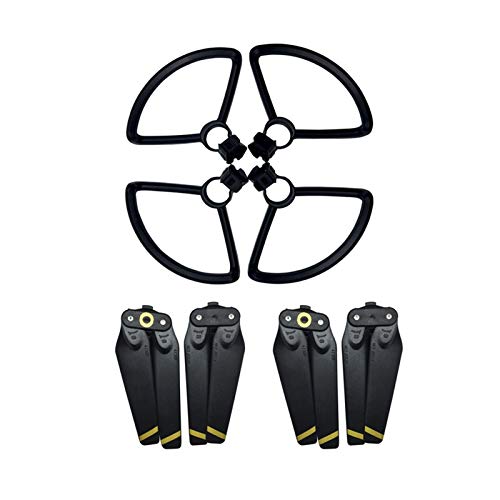  GIGIROM 4 pezzi di protezione for eliche e puntelli, for DJI, Spark Drone, kit di sostituzione di parti protettive for paraurti a sgancio rapido della lama Pezzo di ricambio per aereo ad elica(Gold)