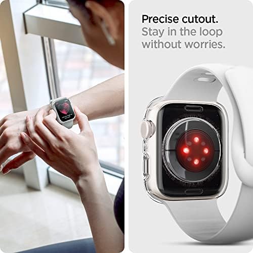 Spigen 061CS24483 Liquid Crystal Case for Apple Watch Series SE, 6, 5 and  4, 40 mm - Clear: Buy Online at Best Price in Egypt - Souq is now Amazon.eg