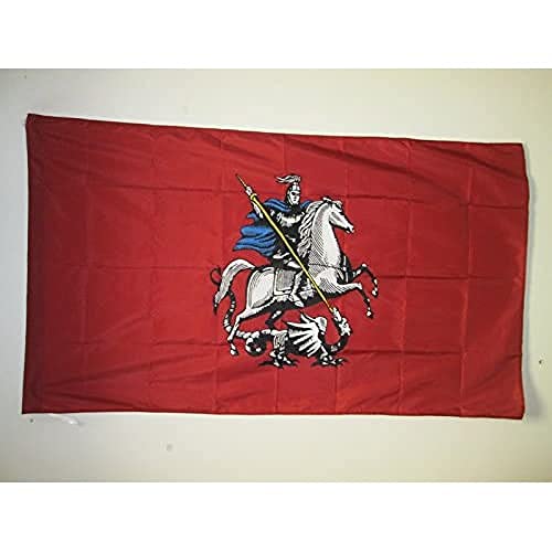 AZ FLAG - Moscow Flag - 2x3 Ft - Moscow Banner with Sleeve - 100% Polyester - Fade Resistant - Vivid Colors - 2' x 3' Feet - 90x60 Cm