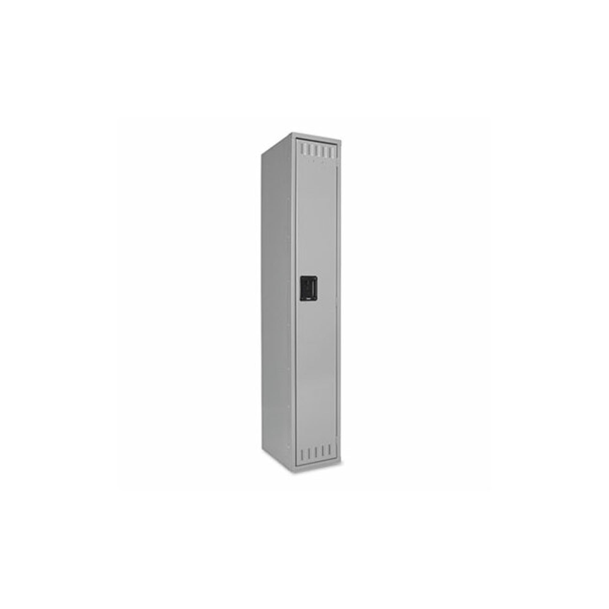 Tennsco12 by 18 by 72-Inch Single Tier Locker, 1 Shelf, Medium Gray