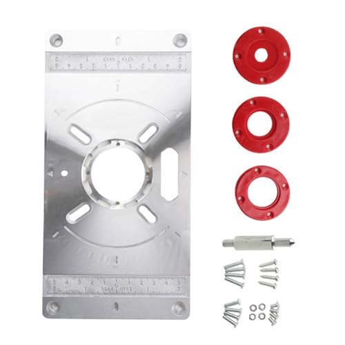 Table de défonceuse aluminium plaque d'insertion pour coupe du bois nette - 7