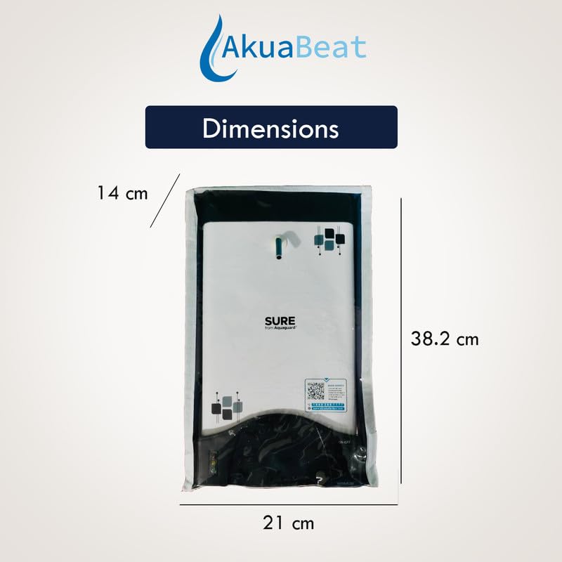 Image of Body Protective Cover Compatible with Aquaguard Sure A Star UV Dust Proof, Transparent, Needle crafted, easy installation Electric Water Purifier Model.