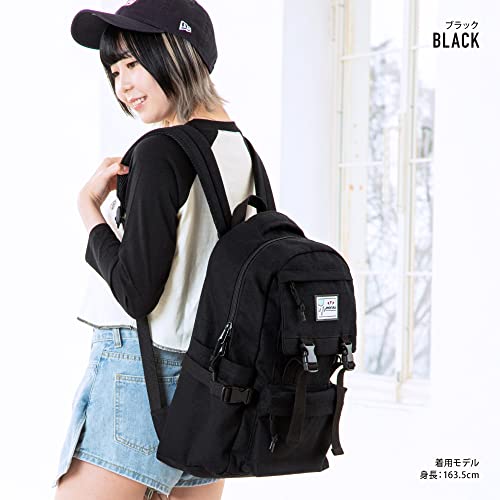 アベンチュラ リュックサック デイパック キャンバス 保温保冷ボトルポケット RCF-30674 ブラック