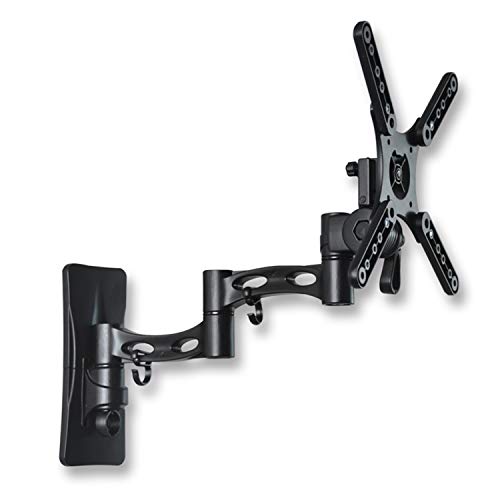 TM Electron TMSLC273 Soporte de pared universal inclinable giratorio con brazo para monitores o televisores LED, OLED, LCD, Plasma de 10