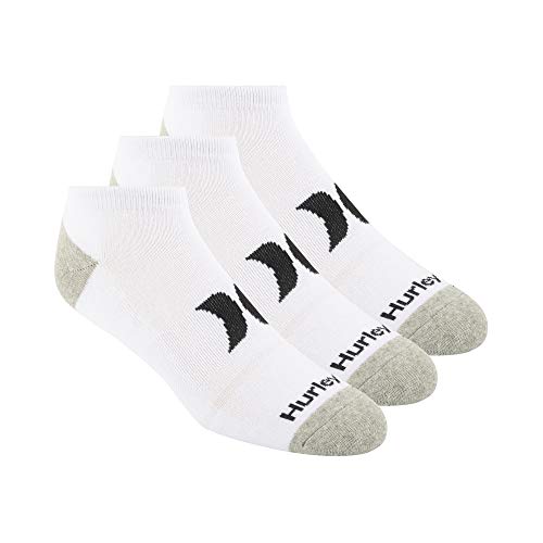 Hurley Men's 3 Pack Low Cut Socks