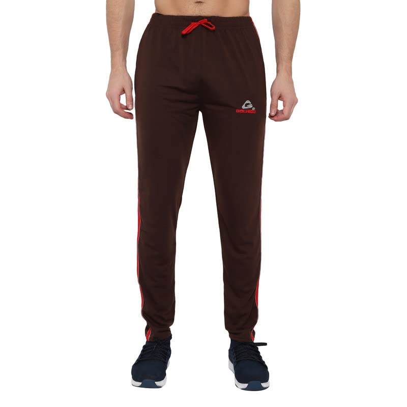 Image of GOLAZO Regular Fit Multicolor Cotton Track Pants for Men with Comfort and Style in Your Athelisure Wear