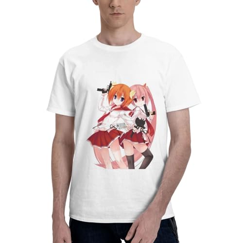 [Fasedate] 写真 緋弾のアリアaa (1) 通気性 柔らかい 半袖 アニメ Tシャツ 丸首 夏服 半袖トップス おしゃれ きれいめ さわやか Tシャツ 面白 プリント 男女兼用 吸水速乾 Tシャツトップス