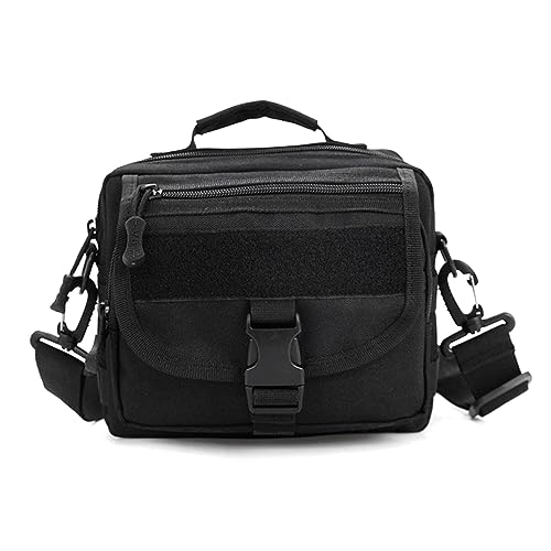 Men Women Multifunctional Shoulder Bag Crossbody Messenger Bag Small Nylon Tactical Handbag Unisex Outdoor Travel