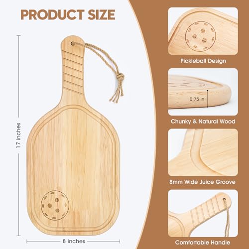 Tabla para picar rectangular de madera miniatura 2