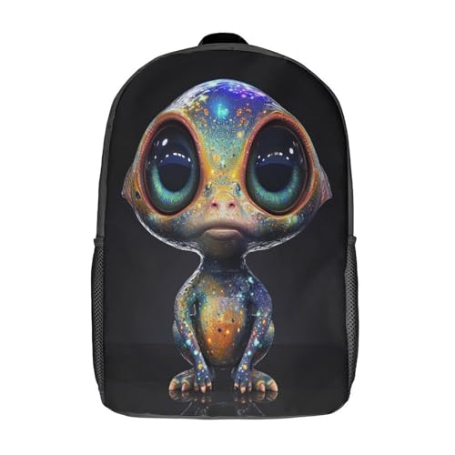 Sac à dos primaire Alien de 43 cm pour ranger tous les grands cahiers sans les corner