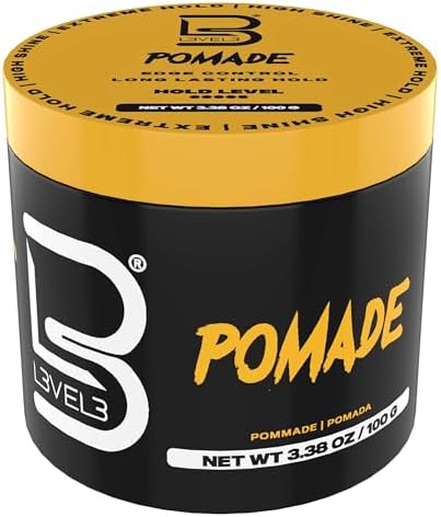 L3 Level 3 Pomade - Improves Hair Strength and Volume Long-Lasting Hold