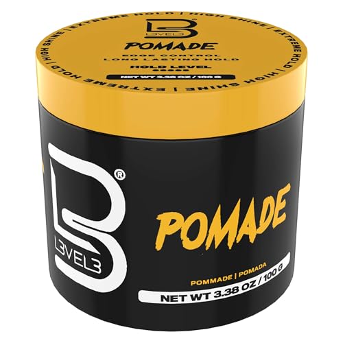 L3 Level 3 Pomade - Improves Hair Strength and Volume Long-Lasting Hold