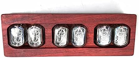 Anncus IN12 Glow Tube Clock Tube Creative Decoration Retro Gift Glow Clock African red pear DIY Decoration IN-12