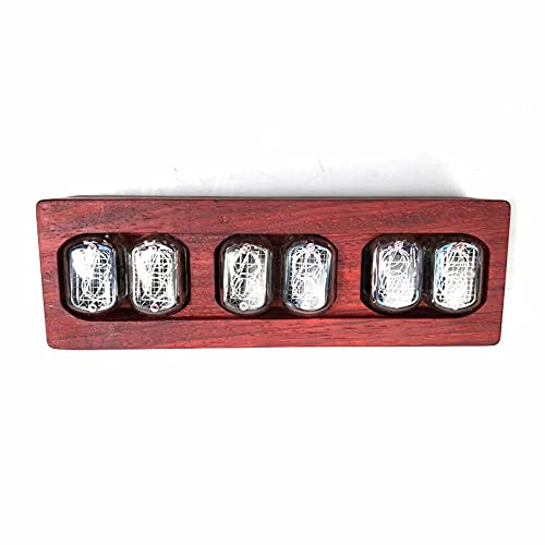 Anncus In12 Glow Tube Clock Tube Creative Decoration Retro Gift Glow Clock African Red Pear Diy Decoration In-12 #TOP2