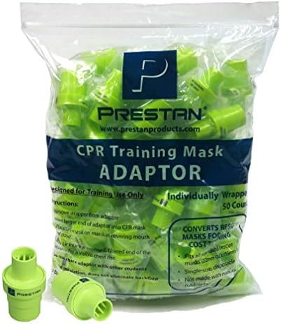 PRESTAN CPR Training Masks, 50-Pack Adaptor
