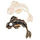 schwarz weiß fotos colorieren app Form / Muster: Tier ACAMPTAR 2 StüCke Yin-Yang Fisch Brosche Abzeichen Emaille Pin Schwarz Wei？ Rosa Karpfen Koi Broschen Abzeichen Japanische Fisch Schmuck KostüM Nette Brosche Xz1321 / Xz1323