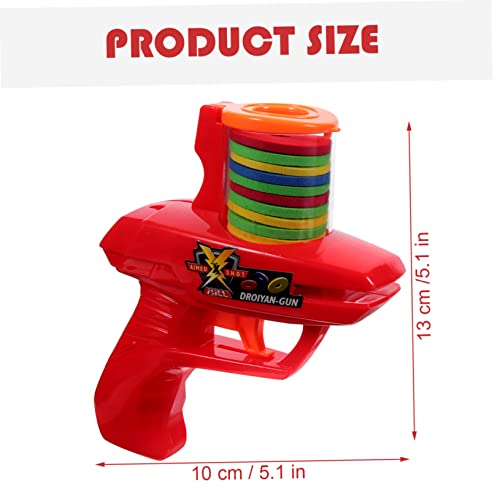 Abaodam 2 Unidades Lançador De Disco Brinquedo Infantil De Disco Voador Crianças Buscam Brinquedo Re