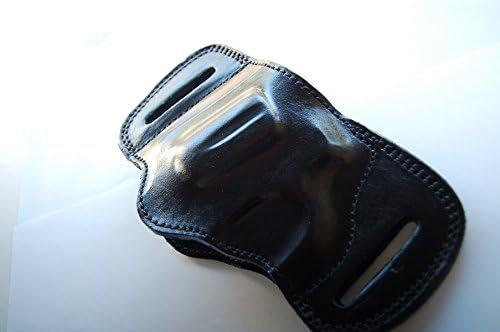 Cal38TP8 Taurus Poly 85 Belt Slide Holster Leather Black Tan