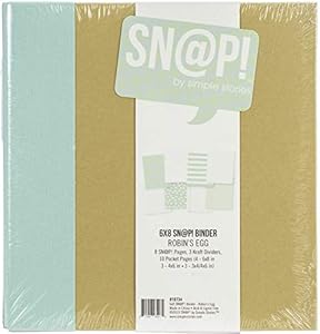 Simple Stories SN@P! Segregator 6x8 Robin's Egg