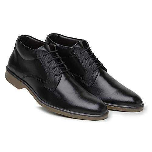 Sapato Oxford Masculino Botinha Casual Bertelli Preto - Ref. 45.053 (38)