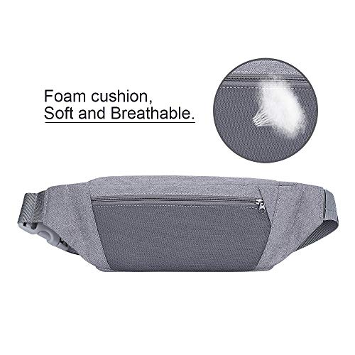 image for Lymmax Fanny Pack 4 Pockets Running Belt Adjustable Water Resistant Wa