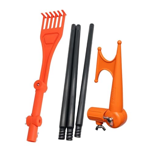 FytStycale Limpiador de Canalones con Gancho para Pértiga, Ideal para Hojas Y Residuos