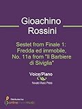  Sestet from Finale 1: Fredda ed immobile, No. 11a from \