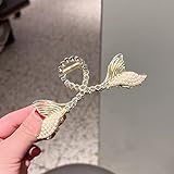 Metal Hair Claw Chlips,Hair Barrettes Butterfly Hair Clip,Non Slip Jaw Clamps for Medium Thick Hair Women Girls (8)