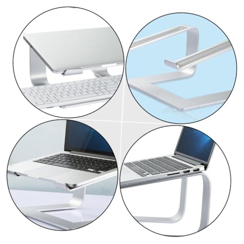 Soporte para Laptop de Aleación de Aluminio NOLITOY Plata miniatura 5