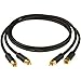 Produktbild Klotz AL-RR0150 Cinchkabel Superior 1,5 m - Audiokabel - Schwarz - 1,5 m - 2 Stück