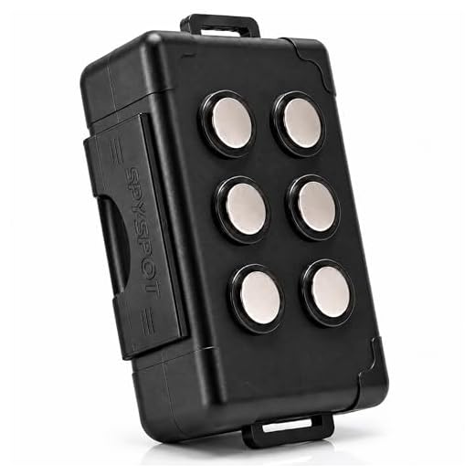 Spy Spot Waterproof Magnetic Strong Stash Heavy Duty Hide Key Magnet Mount Box Car GPS Hide Items Anywhere