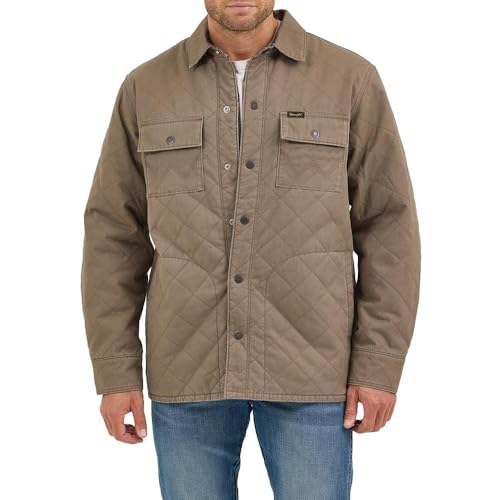 Wrangler Men's Chocolate Lined Reversible Jacket