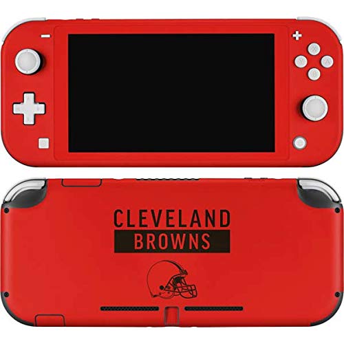 Skinit Decal Gaming Skin Compatible with Nintendo Switch Lite - Officially Licensed NFL Cleveland Browns Orange Performance Series Design