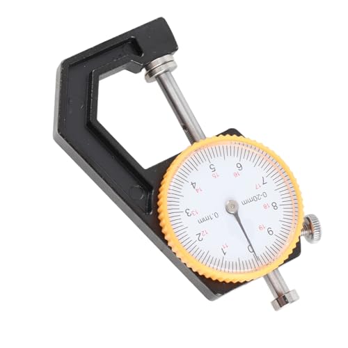 Medidor de grosor portátil para cuero y metal 0-20 mm miniatura 7
