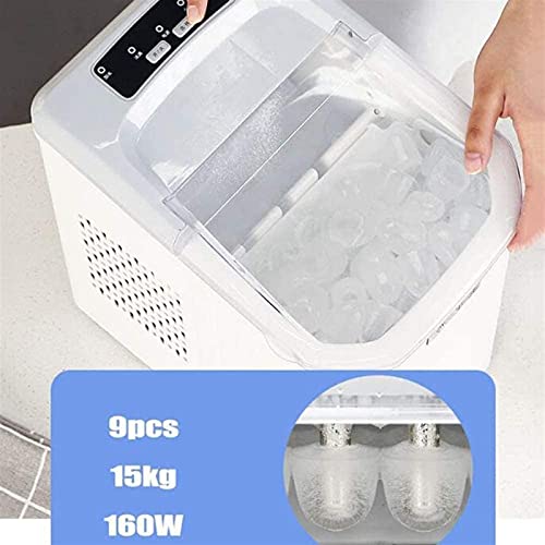 Máquina de hielo portátil, capacidad 33 lb, 220V, 160W miniatura 5