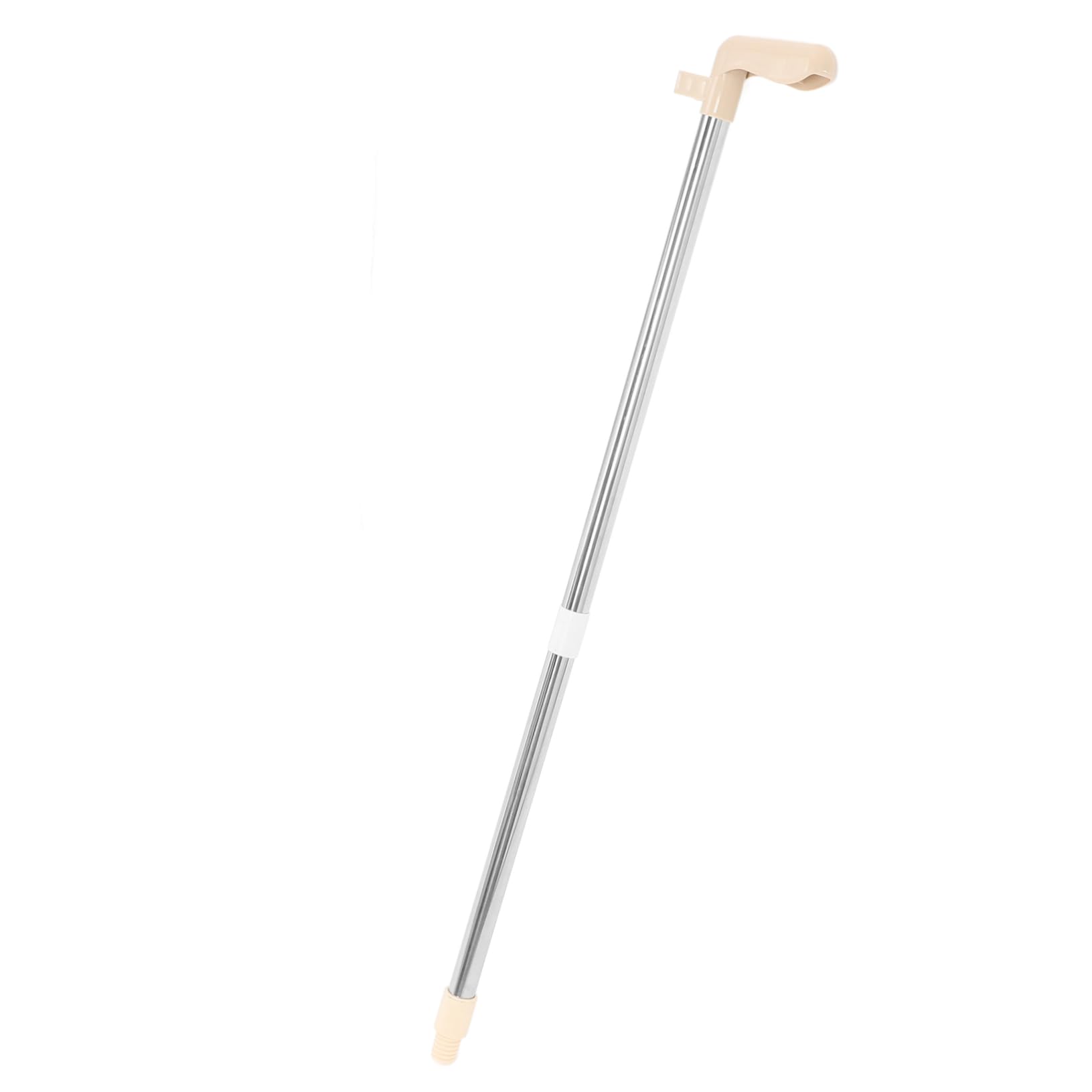 MUCKLILY Replacement Handle Metal Dustpan Rod Accessory Strong Buckle for Efficient Floor Cleaning Random Color