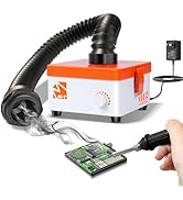M-T Solder Fume Extractor, 80W 168��³/�� Strong Suction Smoke Absorber with Carbon or HEPA Filter, ...