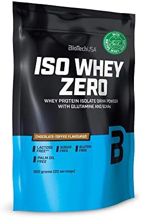 BioTechUSA Iso Whey ZERO, Lactose, Gluten, Sugar FREE, Premium Whey Protein Isolate, 2.27 kg, Czekolada