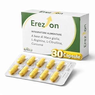 Kamasù™ Integratore naturale, supporto e Benessere sessuale - Maca Gialla Uomo Integratore di Maca Gialla,L- Arginina Citrullina Curcuma Forza Resistenza e benessere generale