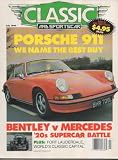 Classic & Sports Car Magazine, July 1993 (Vol 12, No 4) Aston Lagonda, Lotus Elan, Porsche 911, Bentley Speed 6 vs Mercedes S-Type, Marcos Mantis, ... 4 L vs Rover, Lola GT (ISSN: 0263-3183)