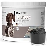 ReaVET Heilmoor für Hunde 500g - Verbessert die Kotbeschaffenheit, Optimale Verdauung, Immunsystem, Magen-Darm-Aktivität, Appetit Anregung I Natürliche Heilerde Moor Hund