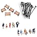 Jili Online People Figures/Bench Models/Lamppost Lights Models for HO Scales Layout Accs